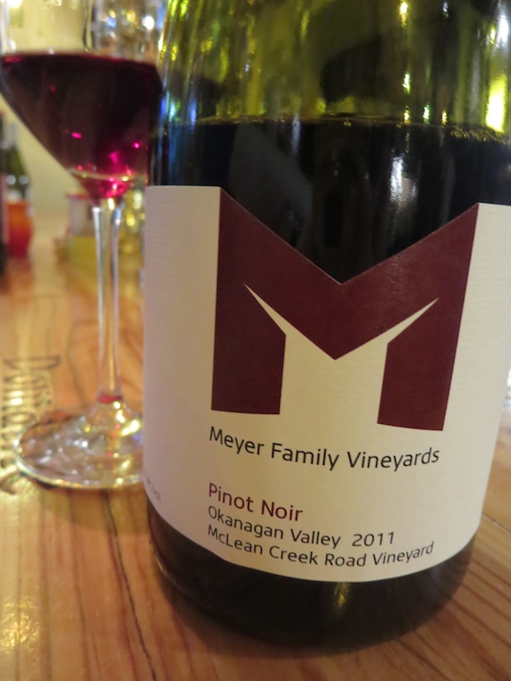 2011 Meyer Family Vineyards McLean Creek Pinot Noir